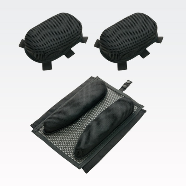 【空調服 スペーサーパッド】 「空気循環キット」 フリーサイズ・ブラック /フルハーネス対応　