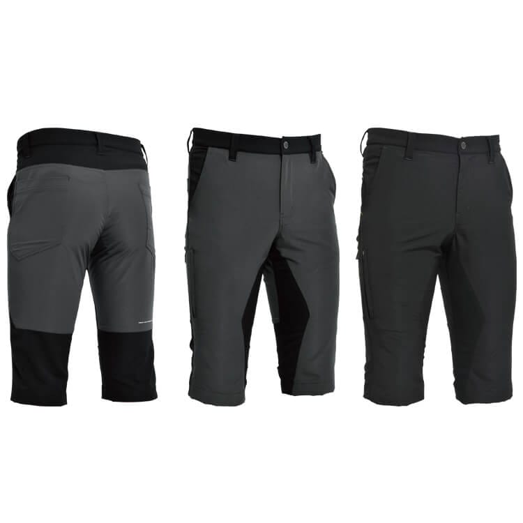 【作業着ハーフパンツ メンズ】 防汚撥水・ストレッチ S～6L 2色  夏作業服半ズボン/TSデザイン