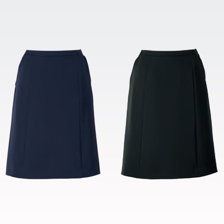 【事務服スカート Aライン】 2WAｙストレッチ シワになりにくい　5～21号 （家庭洗濯可）　会社制服