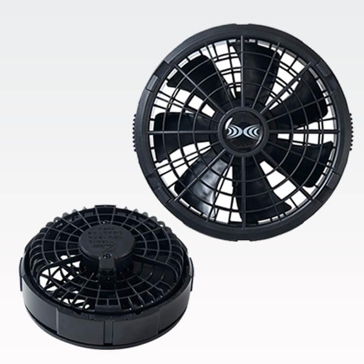 【空調服ファン18V対応】 ブラック色 