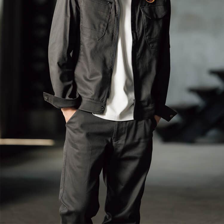 清掃制服ズボンの通販－作業着パンツ・ストレッチ作業服スラックス 【e
