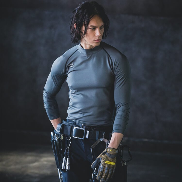 【作業着インナー 冬向き】裏起毛・吸汗速乾ストレッチ・制電・消臭・男女兼用  S～XXLサイズ 5色 アンダーシャツ/バートル