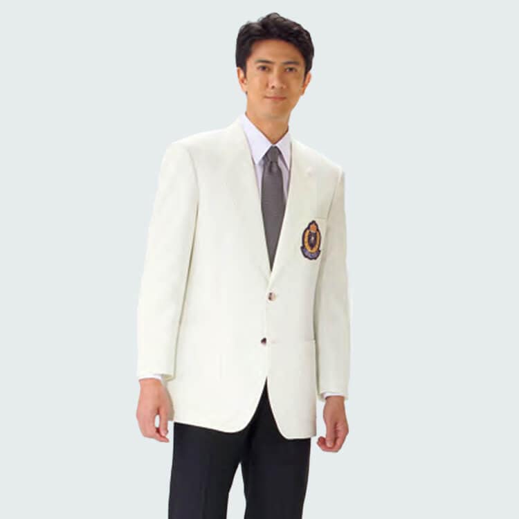 【ジャケット制服メンズ スーツ】 撥水・制電  オフホワイトA1～B8 合唱団制服 /団体ユニフォーム