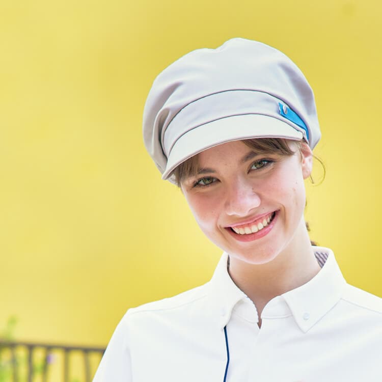 【制服帽子】 フリーサイズ・ブラウンテープ付き・４色  清掃員帽子/作業ユニフォーム (SEL6963)