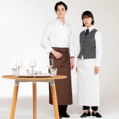 在庫処分　激安 ソムリエエプロンM 着丈60cm 飲食店 (ネイビー)10枚 0000000036263_WjkXQQo.jpg