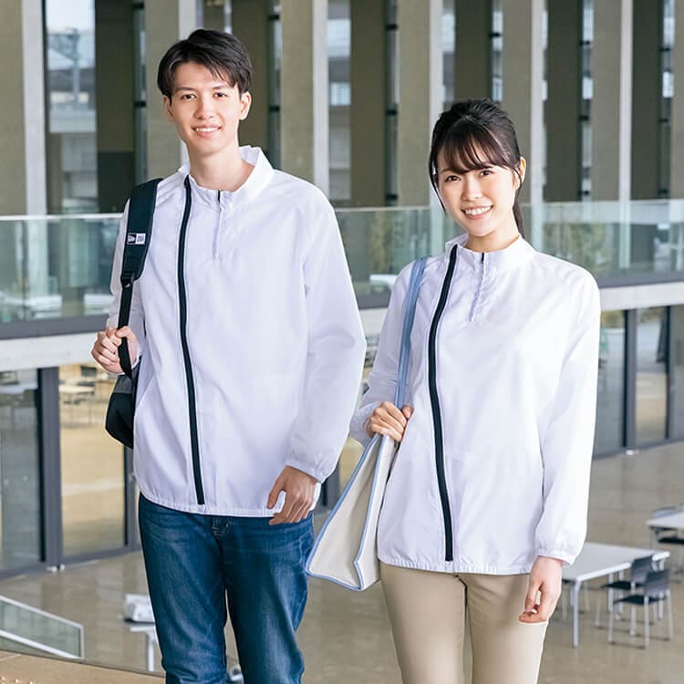 【イベントブルゾン】男女兼用・肩裏メッシュ  SS～5L 5色  スタッフジャンパー / 業務用ユニフォーム (IIS50121)