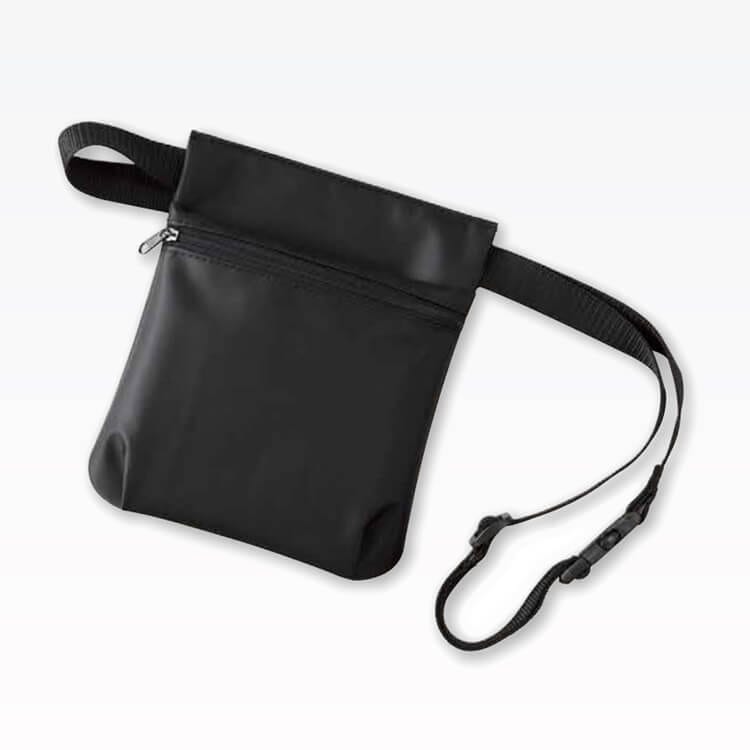 【ウエストポーチ】 ブラック色・フリーサイズ・ ショップスタッフ/コンシェルジュ