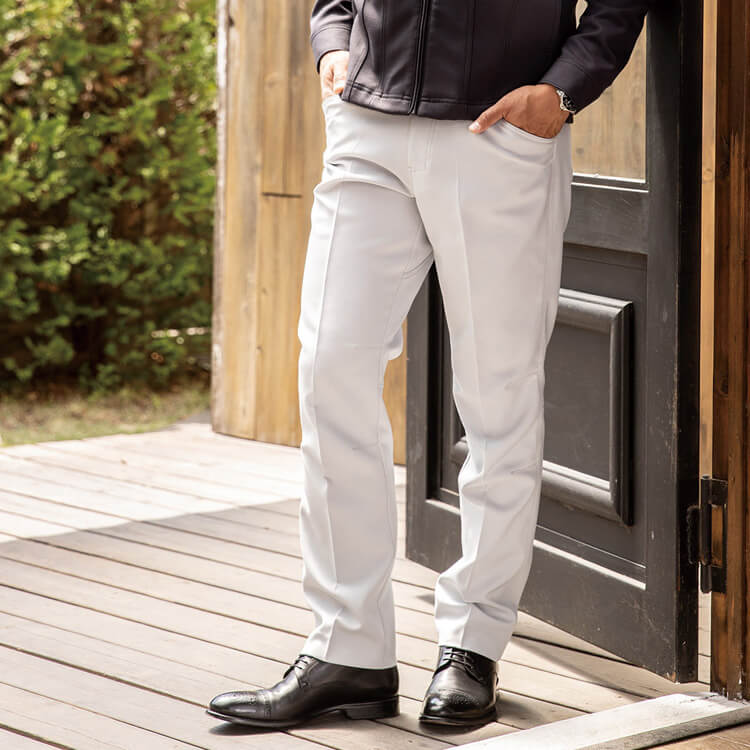 【作業着ズボン SDGs素材】 ストレッチ・リサイクル再生PET素材100%  消臭吸汗速乾・JIS T8118制電 SS～6L 4色/スタッフユニフォーム (NOKAE9153)