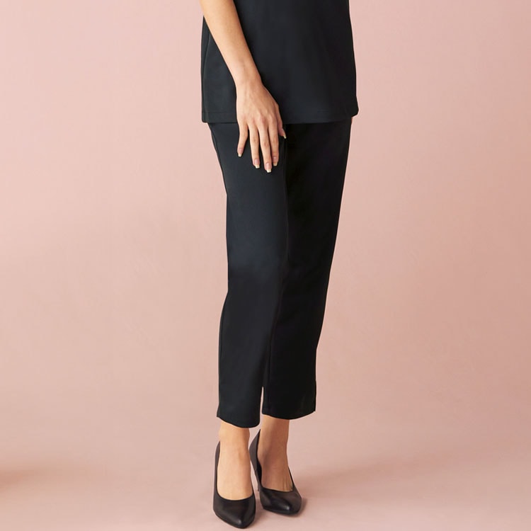 【エステサロン制服パンツ】 制菌素材・透け防止・ストレッチ 工業洗濯可 ミシェルクラン　SS～3L 4色/クリニックユニフォーム