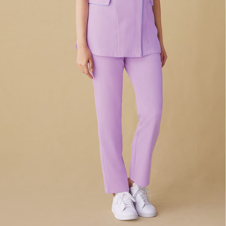 【エステサロン制服パンツ】 制菌素材・ストレッチ制電・工業洗濯可 SS～3L 4色 ミッシェルクラン/クリニックユニフォーム