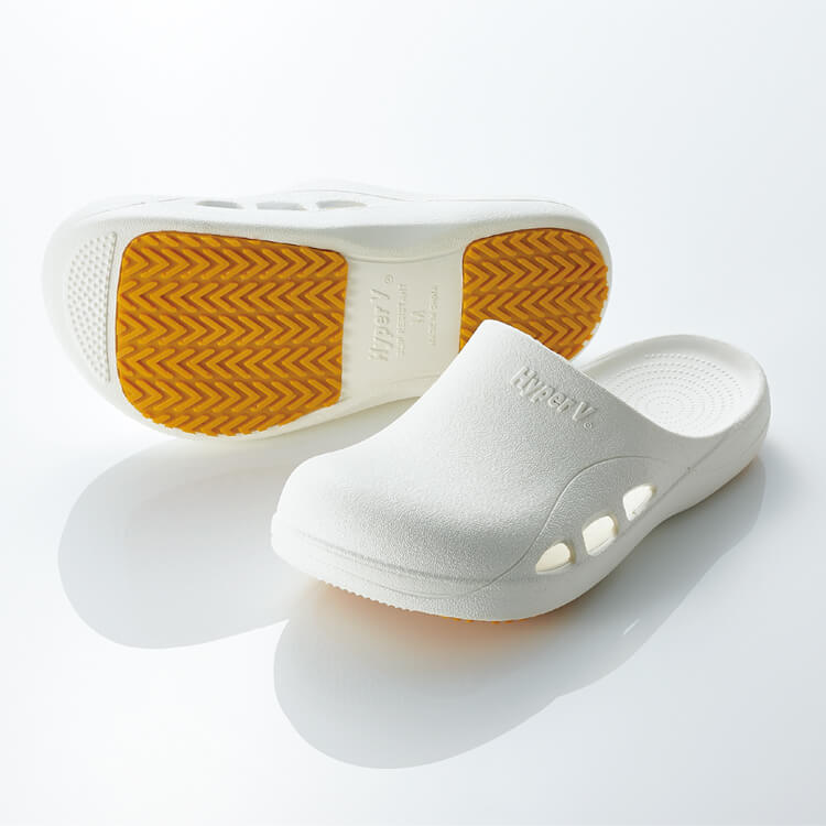 【入浴介助用サンダル】 「滑りにくい靴底」 男女兼用  ホワイト S～L  介護士/ヘルパー