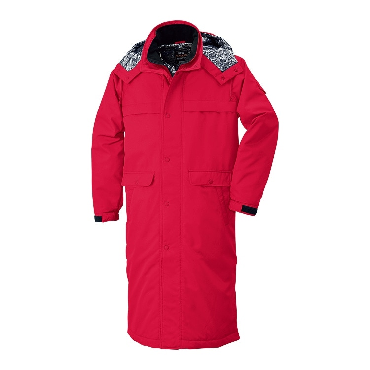 【防寒コート ロング丈】 「裏アルミ 保温性抜群！」  S～5L  7色/飲食店ユニフォーム