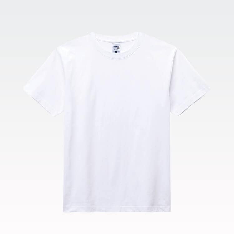 【白Tシャツ 綿100％】 男女兼用・ジュニアサイズ100～150cm 　 一般サイズ SS～3L / 業務用ユニフォーム　