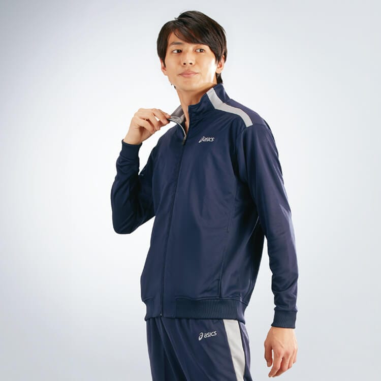【介護ユニフォーム ジャージ】アシックス・男女兼用・制菌加工・吸汗速乾 3色 SS～3L 介護士/ヘルパー制服