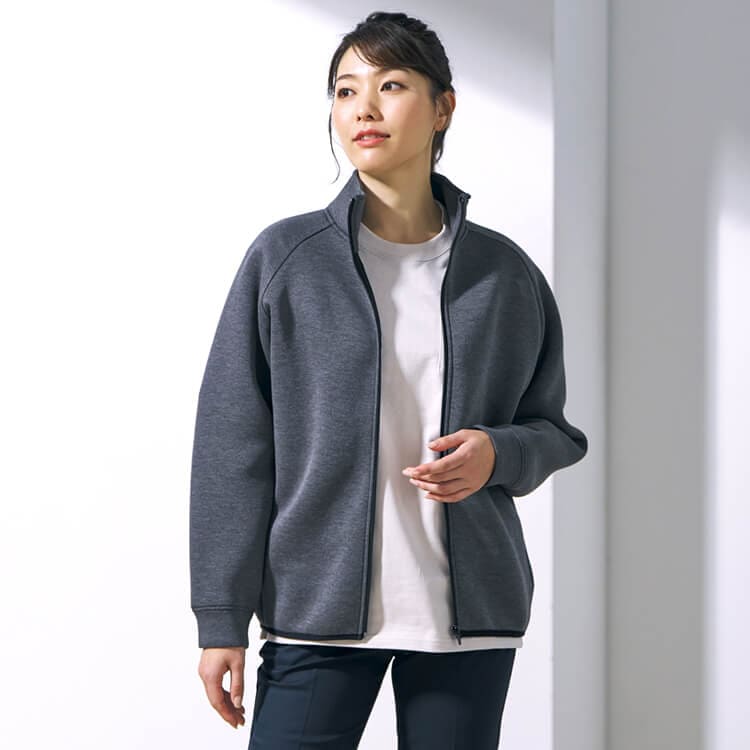 【作業着ブルゾン】 ストレッチ・保温・吸水  S～5L 3色  倉庫作業制服/軽作業ユニフォーム (BOMMS2133)