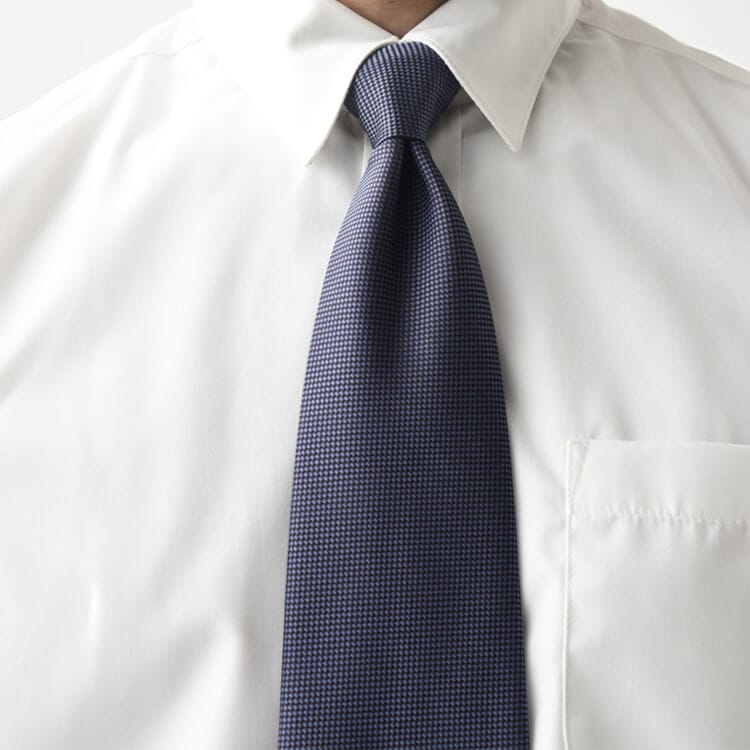 【ネクタイ  無地】ジャガード織・ポリエステル100% 4色 ホテル受付・レストラン制服/飲食店ユニフォーム