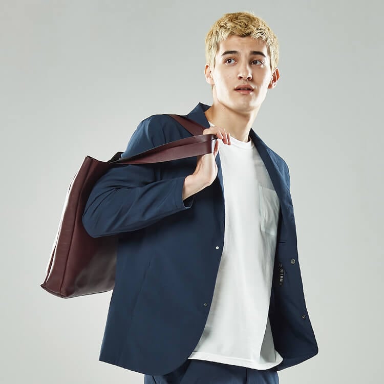 【ワークスーツ メンズ】 軽量・ストレッチ・制電撥水・防汚 S～6L 3色 スーツ型作業着/TSデザイン (TOW9046)