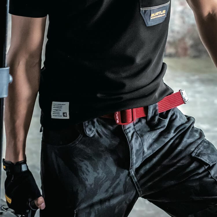 【作業着ベルト　バートル】 BURTLE  長さ調整自在・フリー 4色　作業服用/スタッフユニフォーム