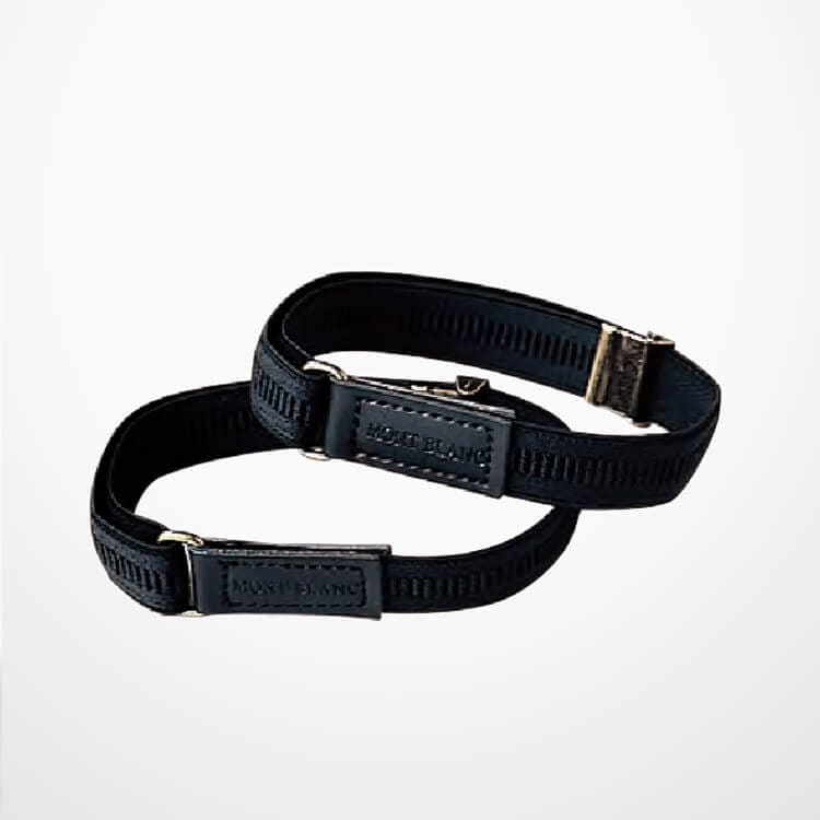 【アームバンド 合皮】  「シャツ腕袖とめ」 ブラック色 / フリーサイズ