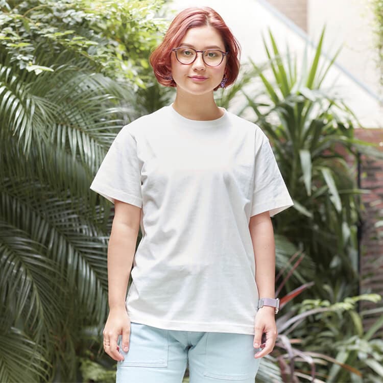 【イベントTシャツ  オーガニックコットン素材】 男女兼用・綿100％  5色・110㎝～XXL ECO素材/SDGs作業着