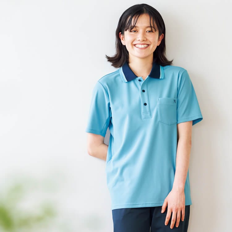 【看護師ポロシャツ アーノルドパーマー】 男女兼用・吸汗速乾・エコ素材・工業洗濯可 SS～5L 5色/病院ユニフォーム (OZSANK310)
