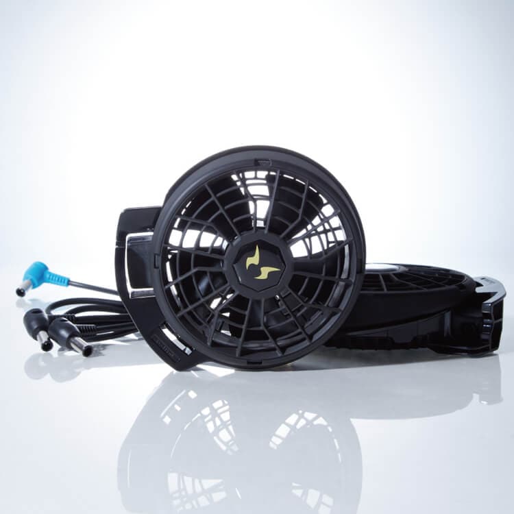 【空調風神服24Vファン】2025「ななめファン」ブラック色/RD9410PH   ※対応バッテリーRD9590PJ/RD9490PJ/RD9390PJ