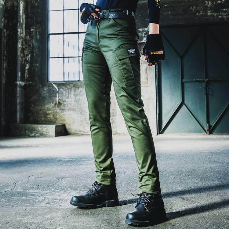 【作業着カーゴパンツ バートル】 BURTLE  ストレッチ・男女兼用 S～XXL ネイビー・ザック・カーキ/作業服ズボ