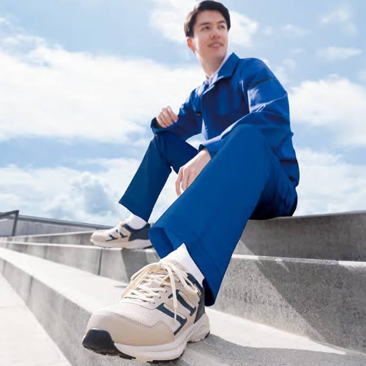 【セーフティシューズ】作業靴「軽量 片足295g」樹脂先芯  3E 3色 24.5～28.0cm 安全靴/TULTEX