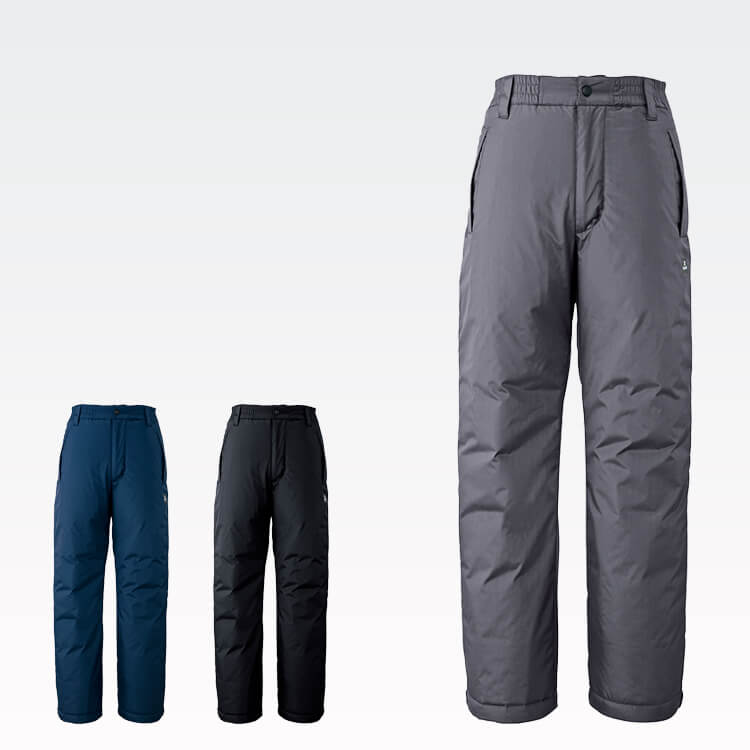 【防寒パンツ】男女兼用・JIS規格 T8118帯電防止・軽撥水・防風  S～5L 3色 / 冬用作業ズボン