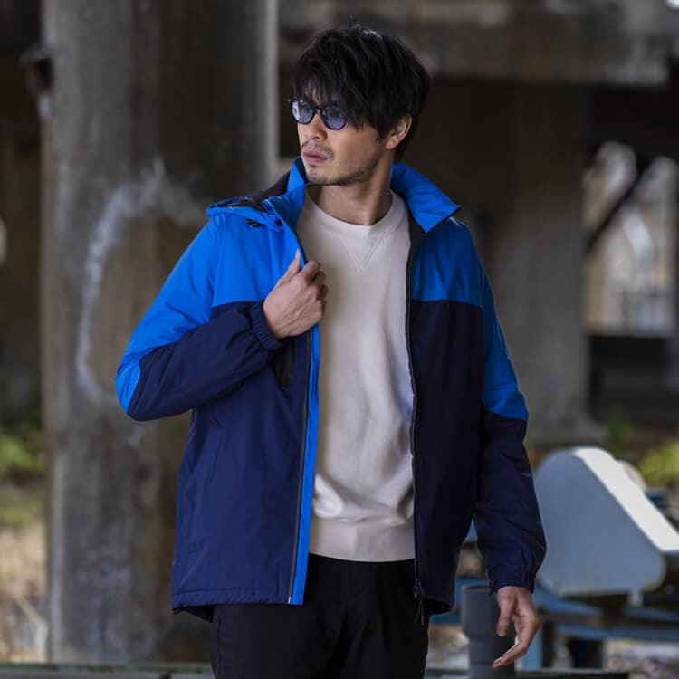 【防寒作業着 裏起毛】男女兼用「水をはじく」防水防風・透湿  SS～6L 5色 冬用/スタッフジャンパー