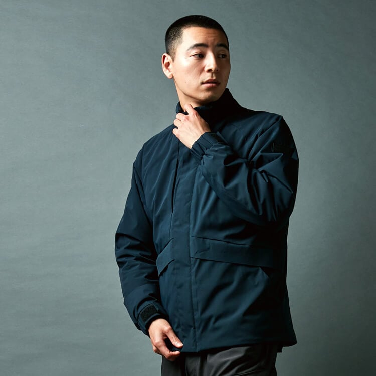 【防寒着】軽量作業着「中綿 羽毛の様な軽さ」ストレッチ・防風ジャケット  S～6L 3色  作業服 / TSデザイン