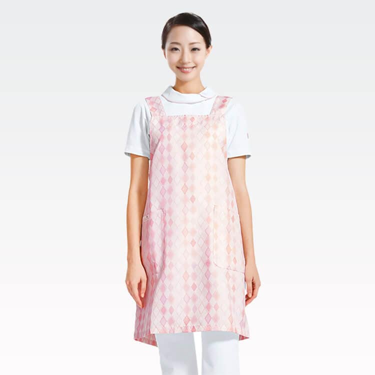 【エプロン】医療予防衣 制菌加工・速乾  S～LL 3色  看護師 / ナースウェア