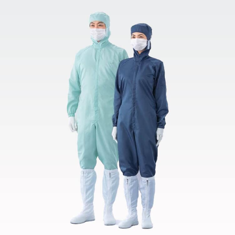 クリーンスーツの通販－薬品製造作業着・クリーンルーム 服装・半導体