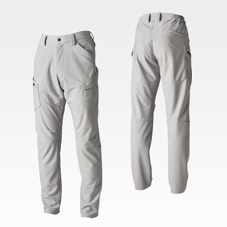 【作業服カーゴパンツ】男女兼用 「オールシーズン素材」ストレッチ・JIS制電適合  SS～4L 3色 軽量 作業着ズボン / TSデザイン