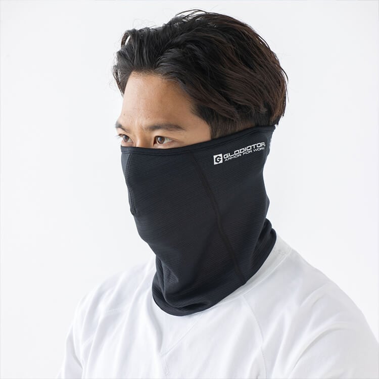 【ネックウォーマー 作業服】消臭機能「ニオイクリア」フリーサイズ・4色   防寒アイテム / 現場作業着 冬用 (NOKG246)