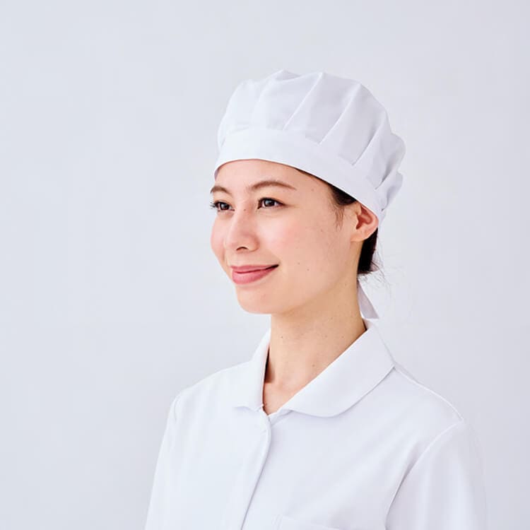 【准看護帽】ナースキャップ「看護学校 戴帽式」抗菌加工 フリーサイズ / 白衣帽子