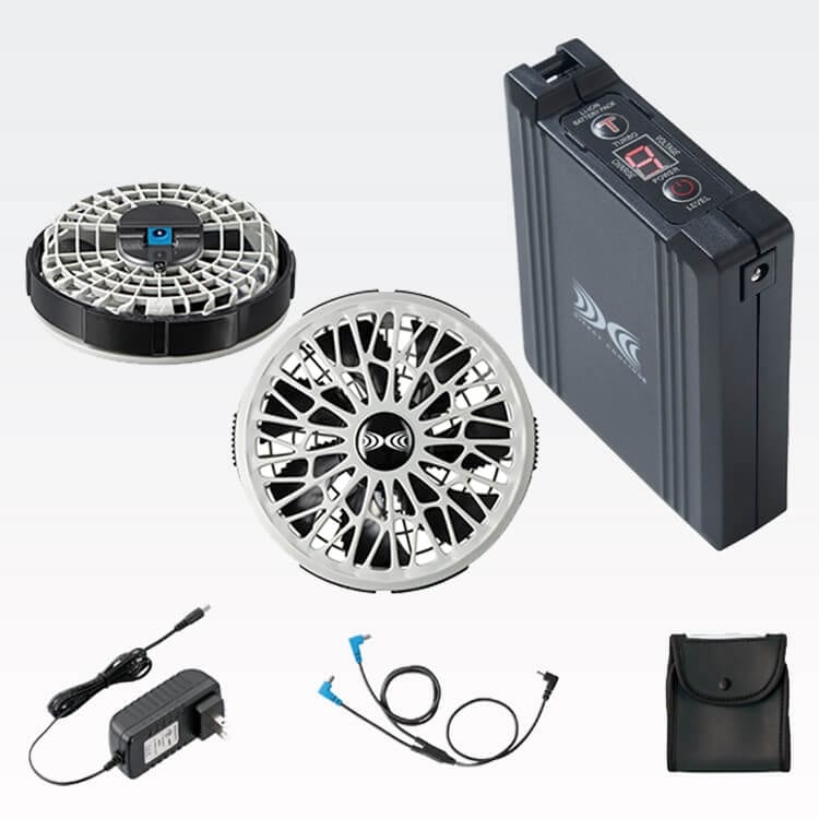 空調服 バッテリー｜ファン・7.2V / 14.4V / 18V / 25V【eユニフォーム】