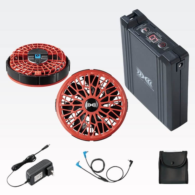 空調服 バッテリー｜ファン・7.2V / 14.4V / 18V / 25V【eユニフォーム】