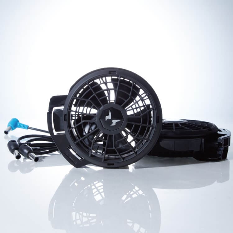 【空調風神服24Vファン】RD9420PH「フラットファン 最大風量 100L/秒」ブラック  ※対応バッテリー RD9590PJ/RD9490PJ/RD9390PJ