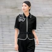 【新品タグ付き】マリークワント 事務服 11号 ジャケット スカート 2点セット 0000000059793_wkWNtEC.jpg