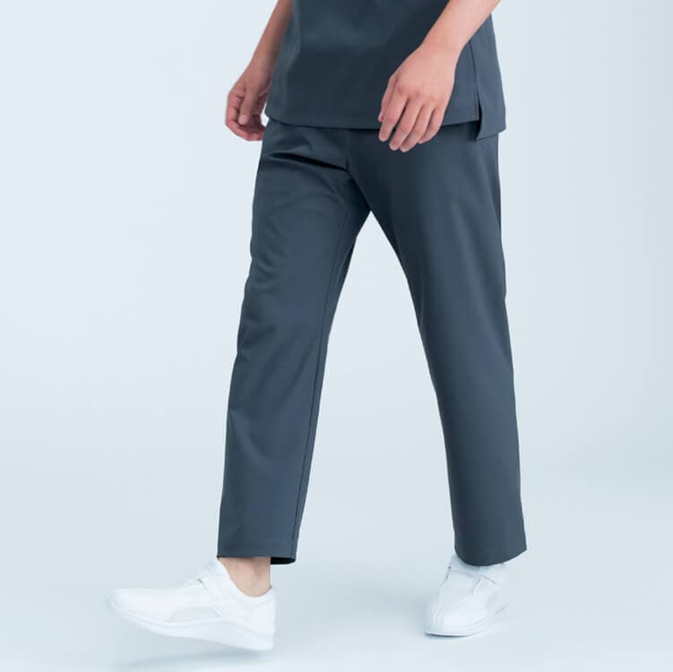 【医療白衣パンツ】男女兼用「滑らかな肌触りの生地感」SEK制菌・吸汗防汚・制電 SS～3L 8色 / スクラブズボン