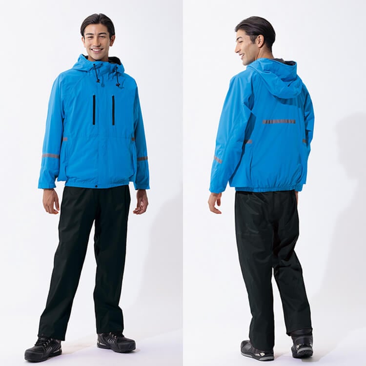 COOL WEAR 空調服 3L 水色 ファン付き ファン付き作業服クールウエア | アイリスオーヤマ
