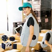空調服フルセット｜ファン付きベスト・25Vバッテリーファン付き「保冷