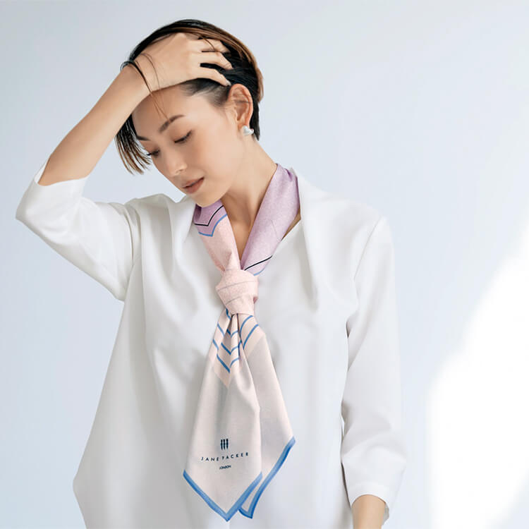 【ロングスカーフ】撥水「ECO素材＆速乾」全2色 オフィス制服/ジェーンパッカー (SEL79004)