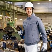 空調服セット 25V 長袖｜綿100・難燃性作業服・溶接用や製造工場、鋳造