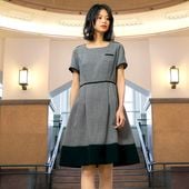 【恵子中野さま】明和電機 制服 ワンピース　半袖 恵子中野さま】明和電機 制服 ワンピース 半袖 恵子中野さま】明和電機