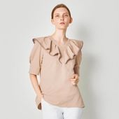 エステ制服チュニック－2色展開（ネイビー/ピンク）ビューティーサロン