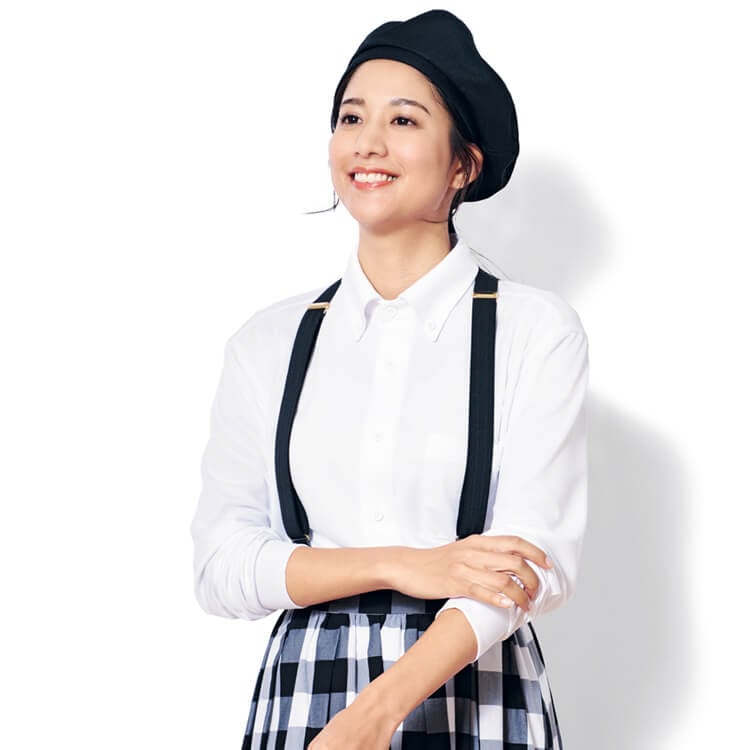 【業務用シャツ長袖】男女兼用「ストレッチ ニット素材」ボタンダウン・抗菌防臭 3S～6L 5色 飲食店/販売員制服 (BOMFB4574U)