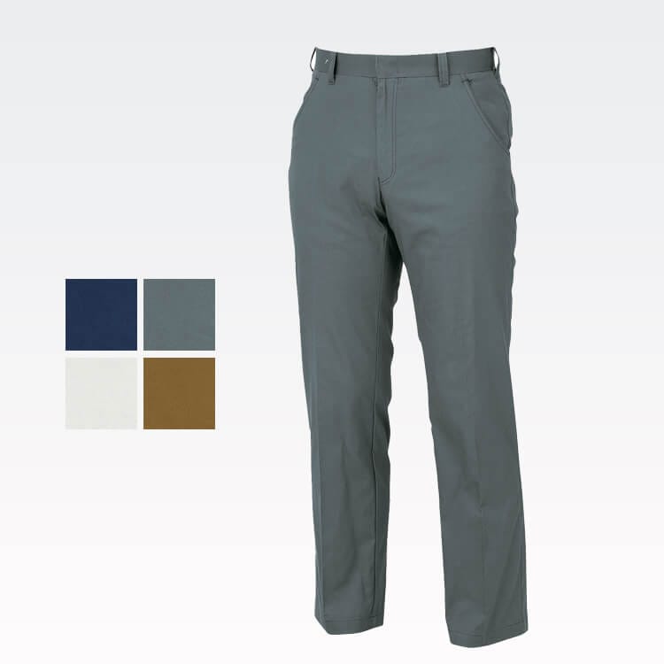 【作業服ズボン 綿100%】メンズ・夏用「暑い季節に適した軽量素材」W70～120 4色 / 現場ユニフォーム