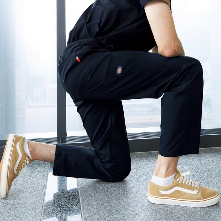 【ディッキーズスクラブパンツ】男女兼用・高ストレッチ素材「ウエストゴム仕様」吸汗速乾 SS～4L 4色 / 医療用ユニフォーム
